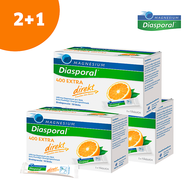 Magnesium-Diasporal® 400 EXTRA direkt 50 - 2+1