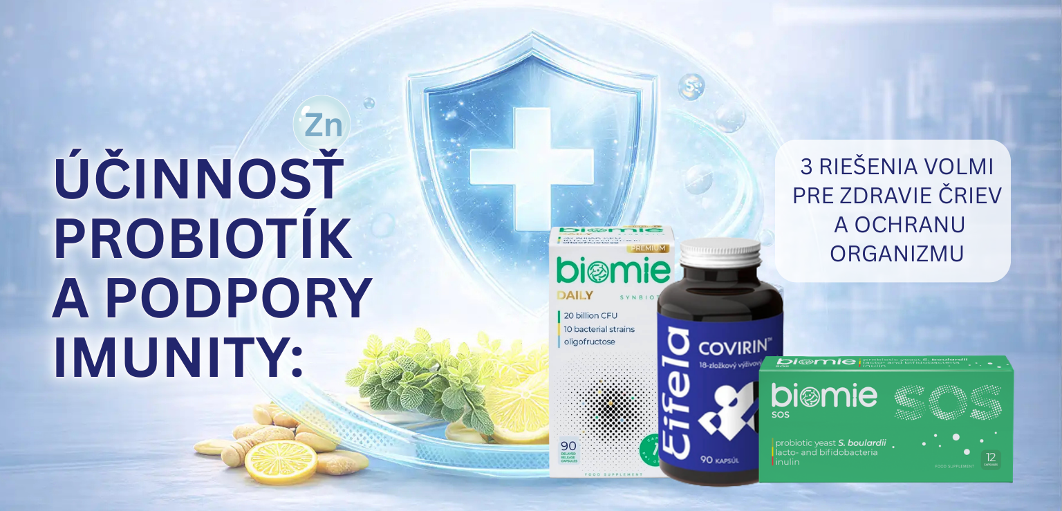 stabilizácia mikrobiómu → imunitná ochrana → akútna obnova.